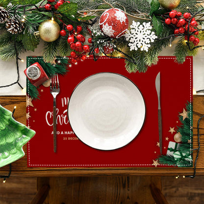 Christmas Linen Placemat