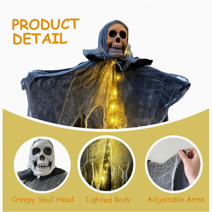 Halloween Decorations Horror Hanging Ghost Skull Skeleton Prop