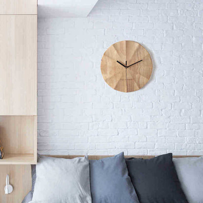 Solid Wood Wall Clock