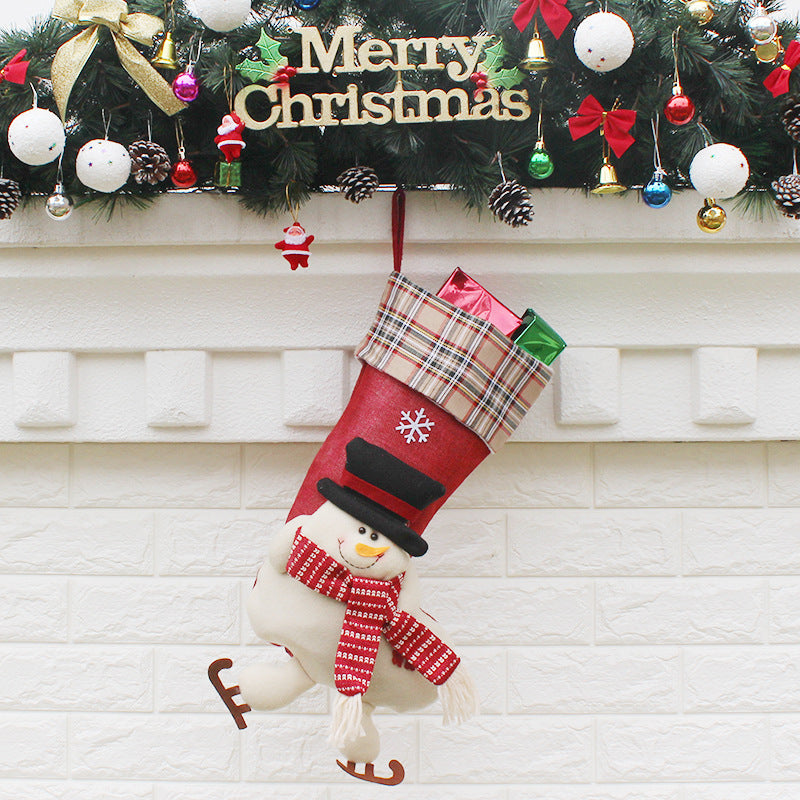 Christmas Sock Gift Bag Ornament