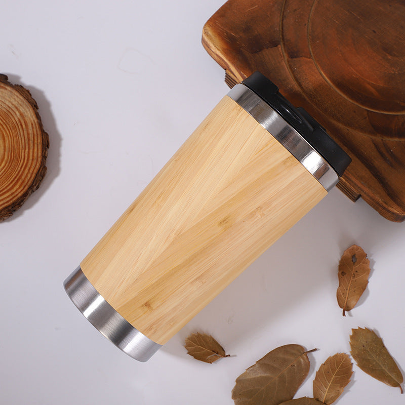 Bamboo Thermos Mug