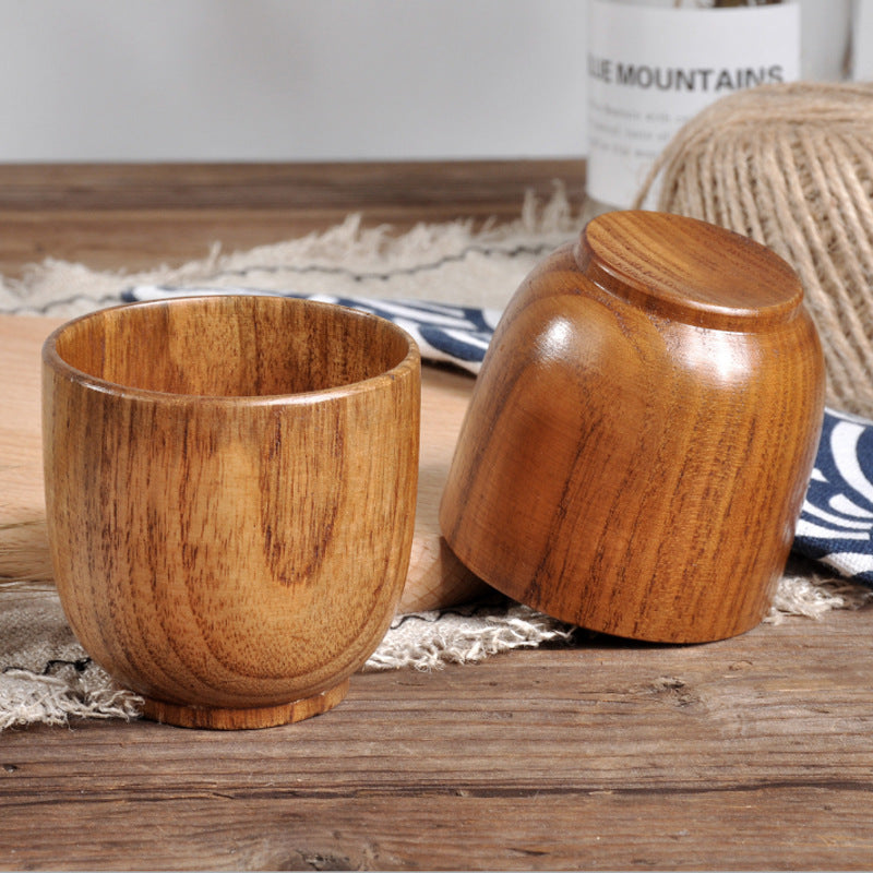 Natural Wood Primitive Handmade Spruce Wooden Cup