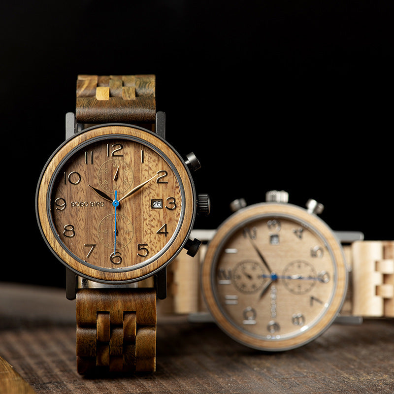 Business Quartz Movement Wood Watch