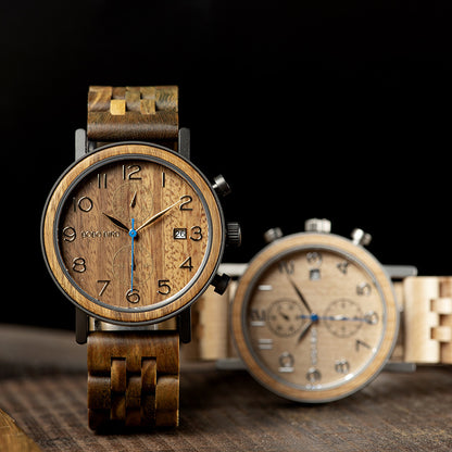 Business Quartz Movement Wood Watch