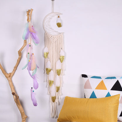 Crescent Dream Catcher Home Decor