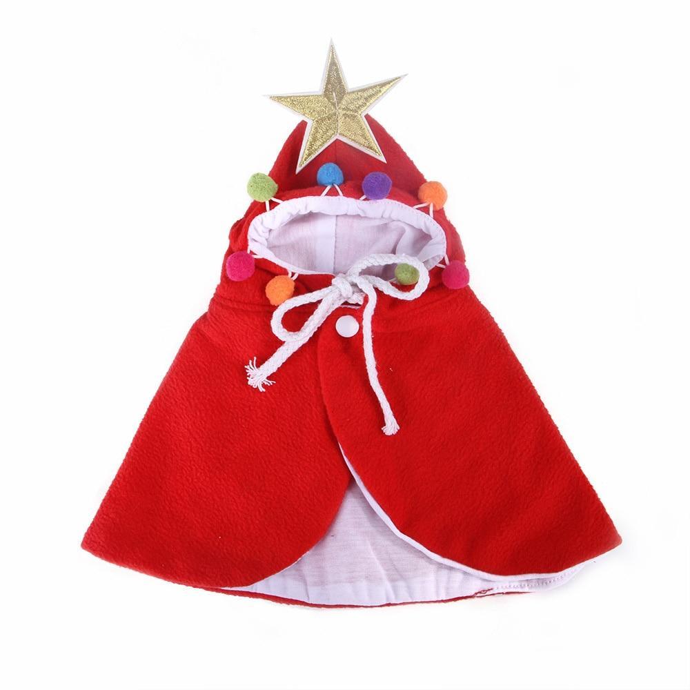 Christmas Funny Cat Clothes Cap