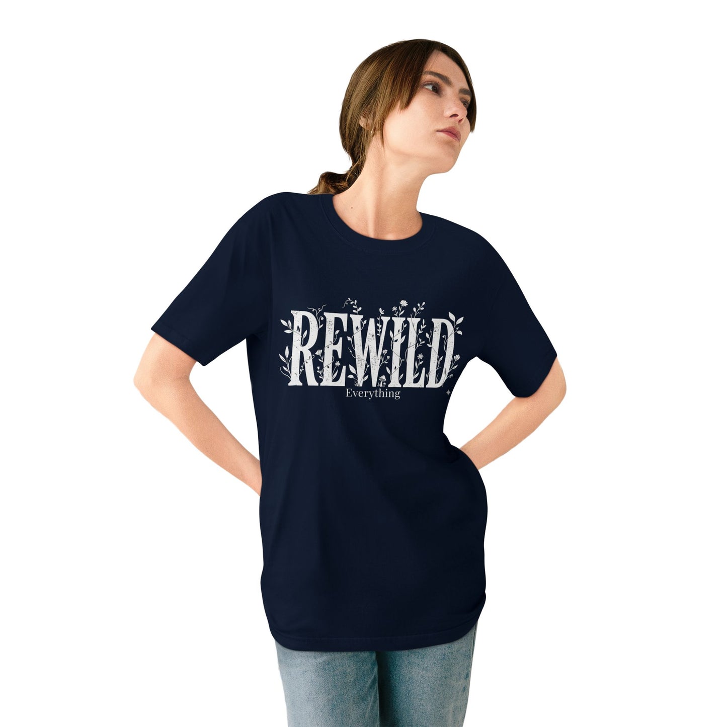 Rewild Everything T-Shirt — Botanical Nature Conservation Tee