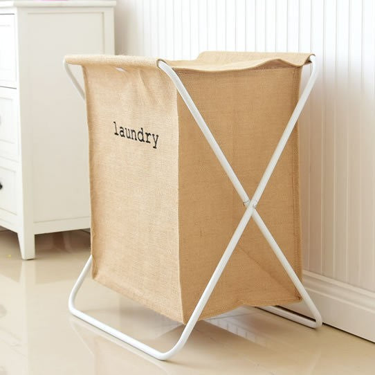 Natural Jute Large Dirty Clothes Basket