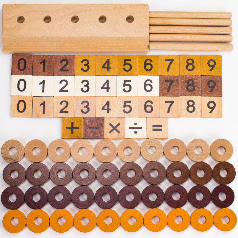 Children's Wooden Counter