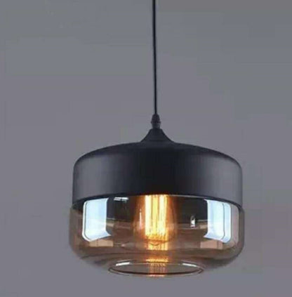 Industrial Glass Chandelier