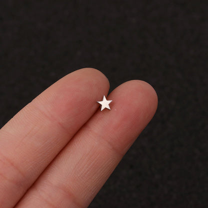Stainless Steel Ear Bone Simple Earrings