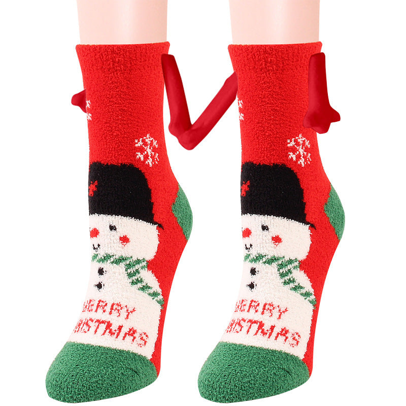 Magnetic Suction Hand In Hand Couple Socks