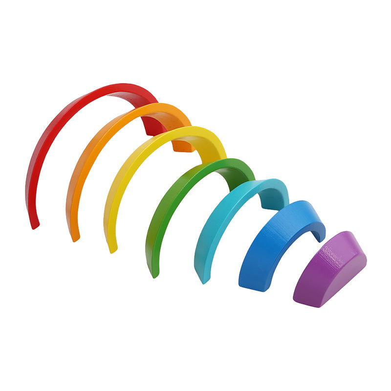 Kids Wooden Rainbow Buliding Blocks