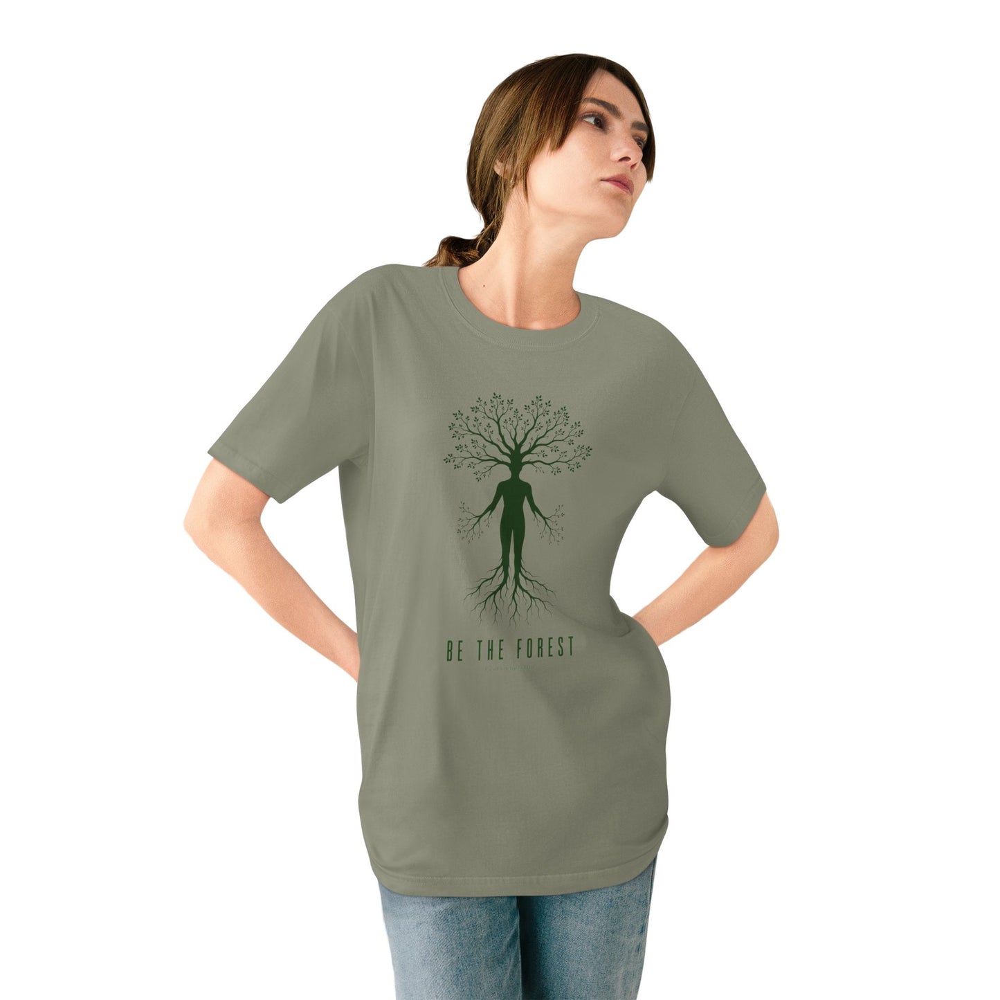 Be The Forest T-Shirt — Eco Nature Tree Person Graphic Tee