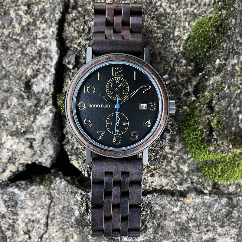 Business Quartz Movement Wood Watch