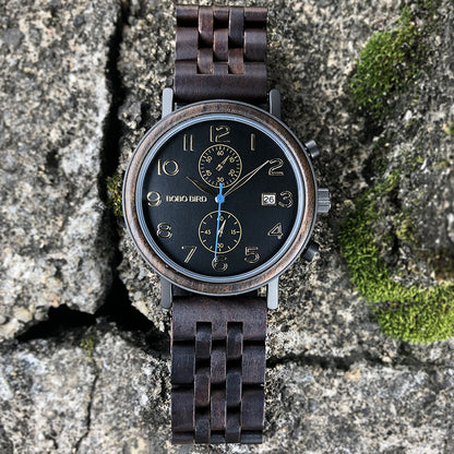 Business Quartz Movement Wood Watch