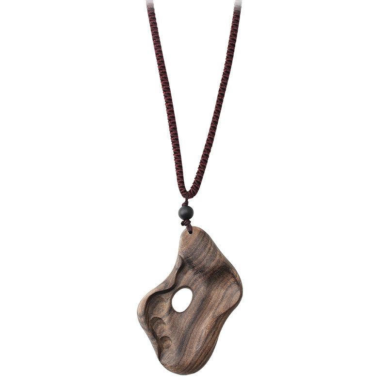 Ancient Long Sweater Wooden Chain
