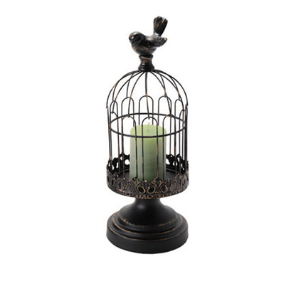 Simple Retro Candle Holder Wrought Iron Ornament
