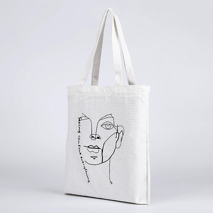 Fashionable And Simple Printed Cotton Bag