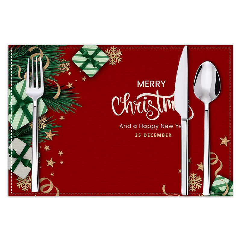 Christmas Linen Placemat