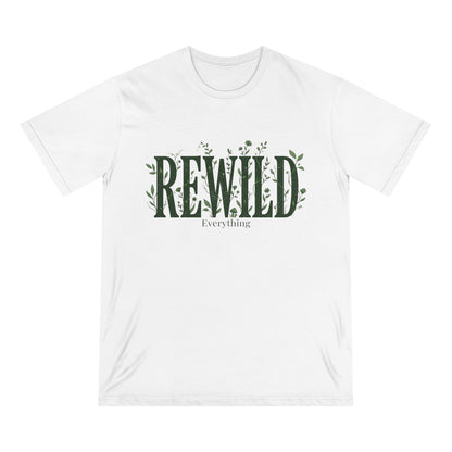 Rewild Everything T-Shirt — Botanical Nature Conservation Tee