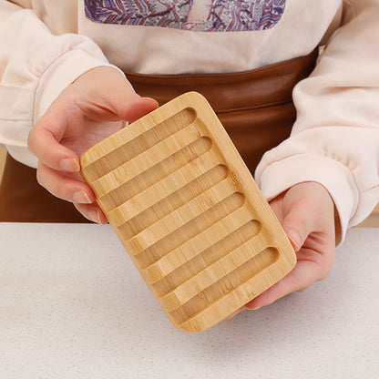 Bamboo Toilet Soap Rack