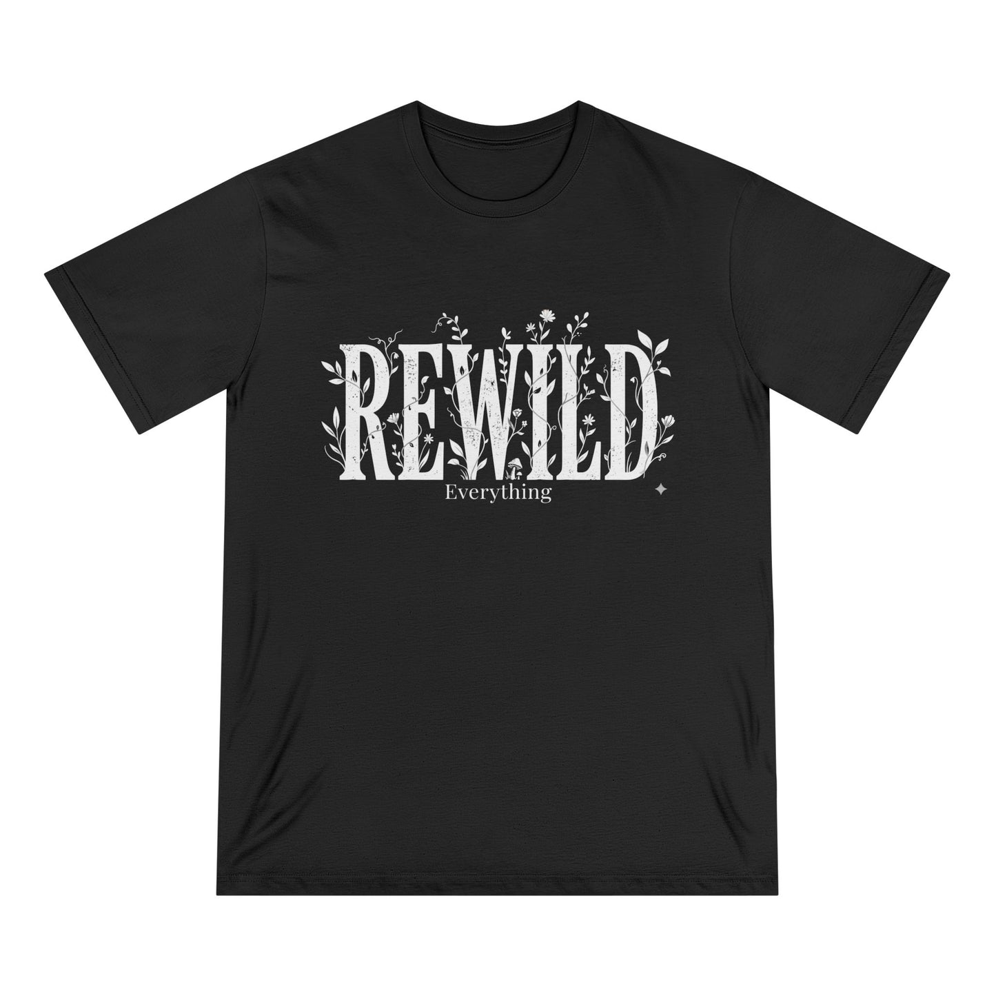 Rewild Everything T-Shirt — Botanical Nature Conservation Tee
