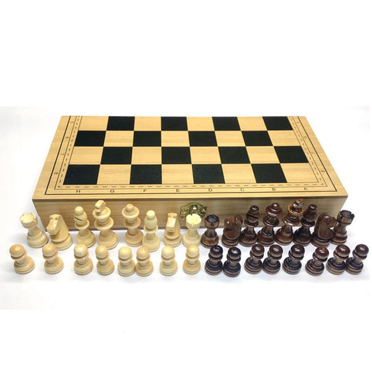 Folding Magnetic Wooden Chess Pieces