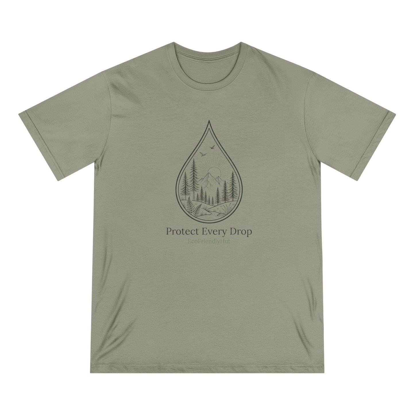 Protect Every Drop T-Shirt — Water Conservation Nature Tee