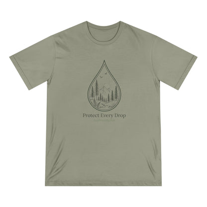 Protect Every Drop T-Shirt — Water Conservation Nature Tee