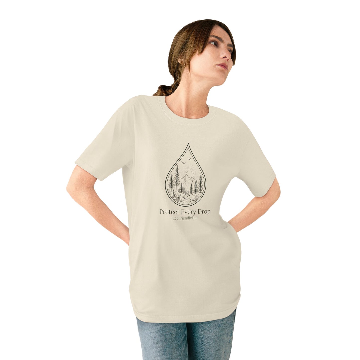 Protect Every Drop T-Shirt — Water Conservation Nature Tee