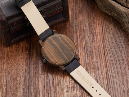 Multifunctional Compass Wooden Watch