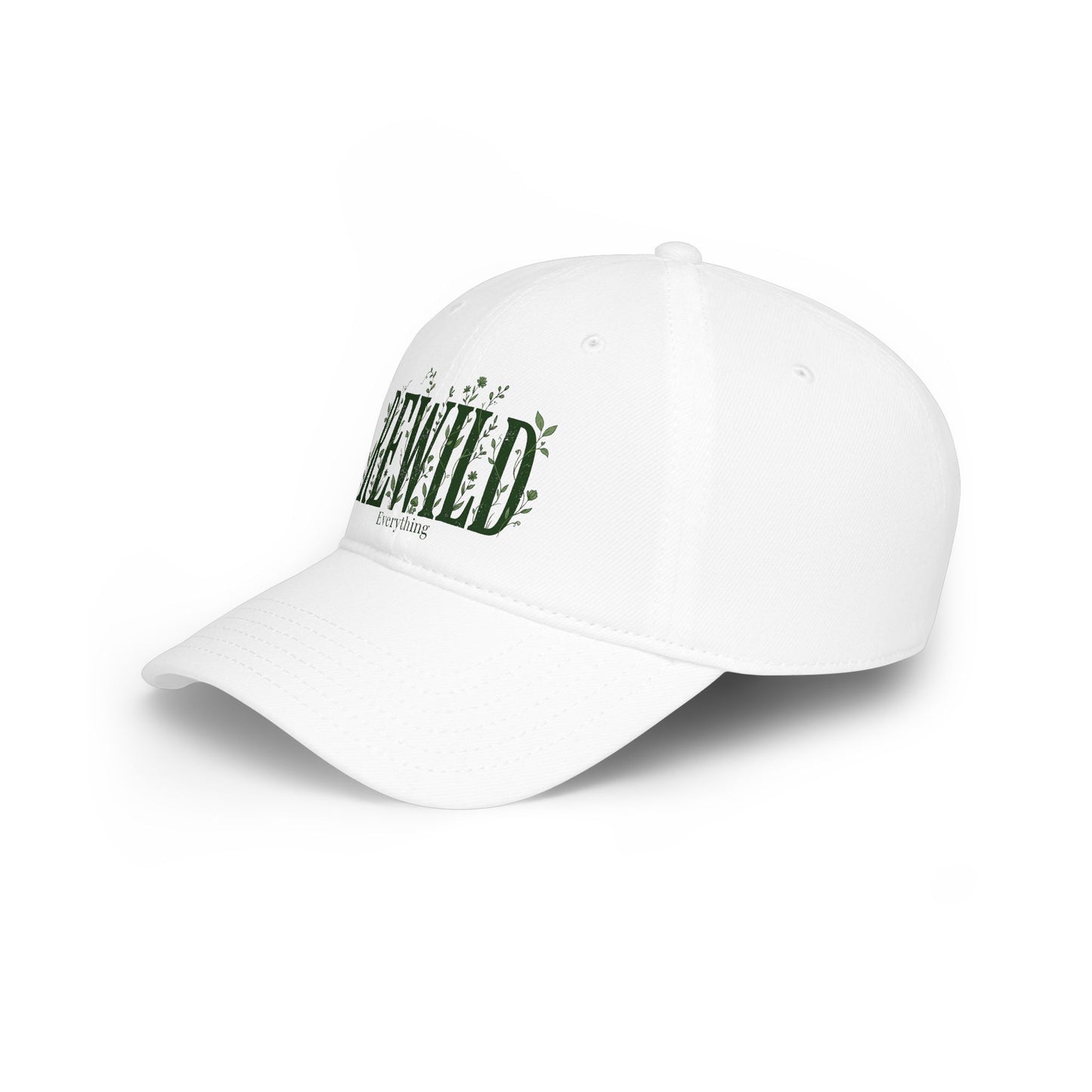 Rewild Everything Khaki Baseball Cap — Outdoor Nature, Conservation Hat