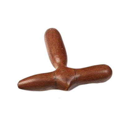 Wooden Sole Massager Acupoint Stick Cross