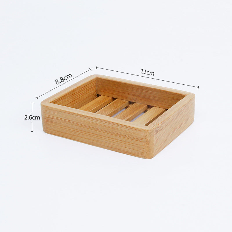 Bamboo and Wood Drain Soap Dish