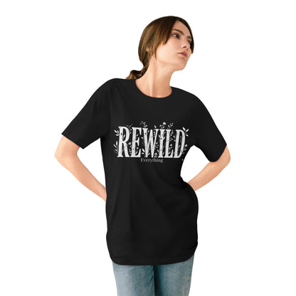 Rewild Everything T-Shirt — Botanical Nature Conservation Tee