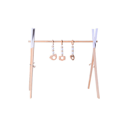 Wooden Baby Infant Fitness Frame Decorative Toys