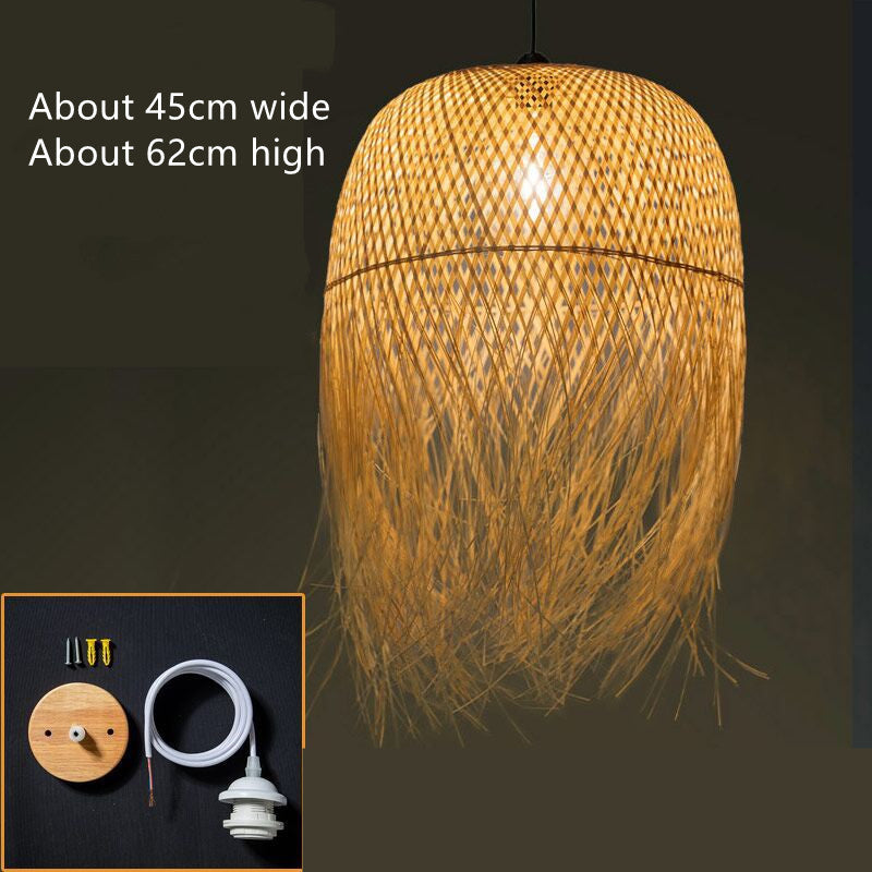 Bamboo Weaving Creative Chinese Chandelier