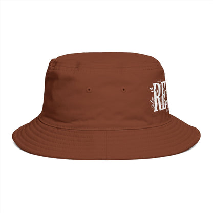Rewild Everything Bucket Hat — Brown Outdoor Nature Hat
