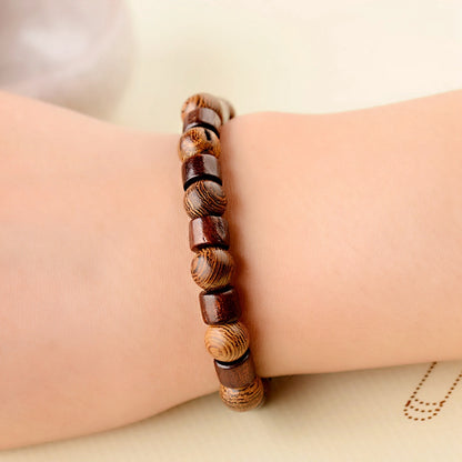 Vintage Wooden Beads Bracelet