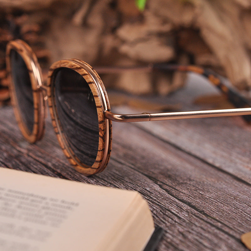 Full Wooden Ladies Sunglasses