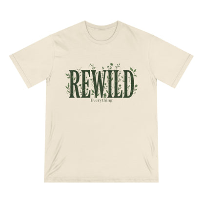 Rewild Everything T-Shirt — Botanical Nature Conservation Tee