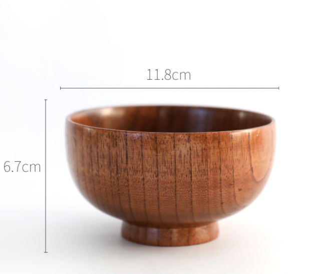 Wooden Round Bowl