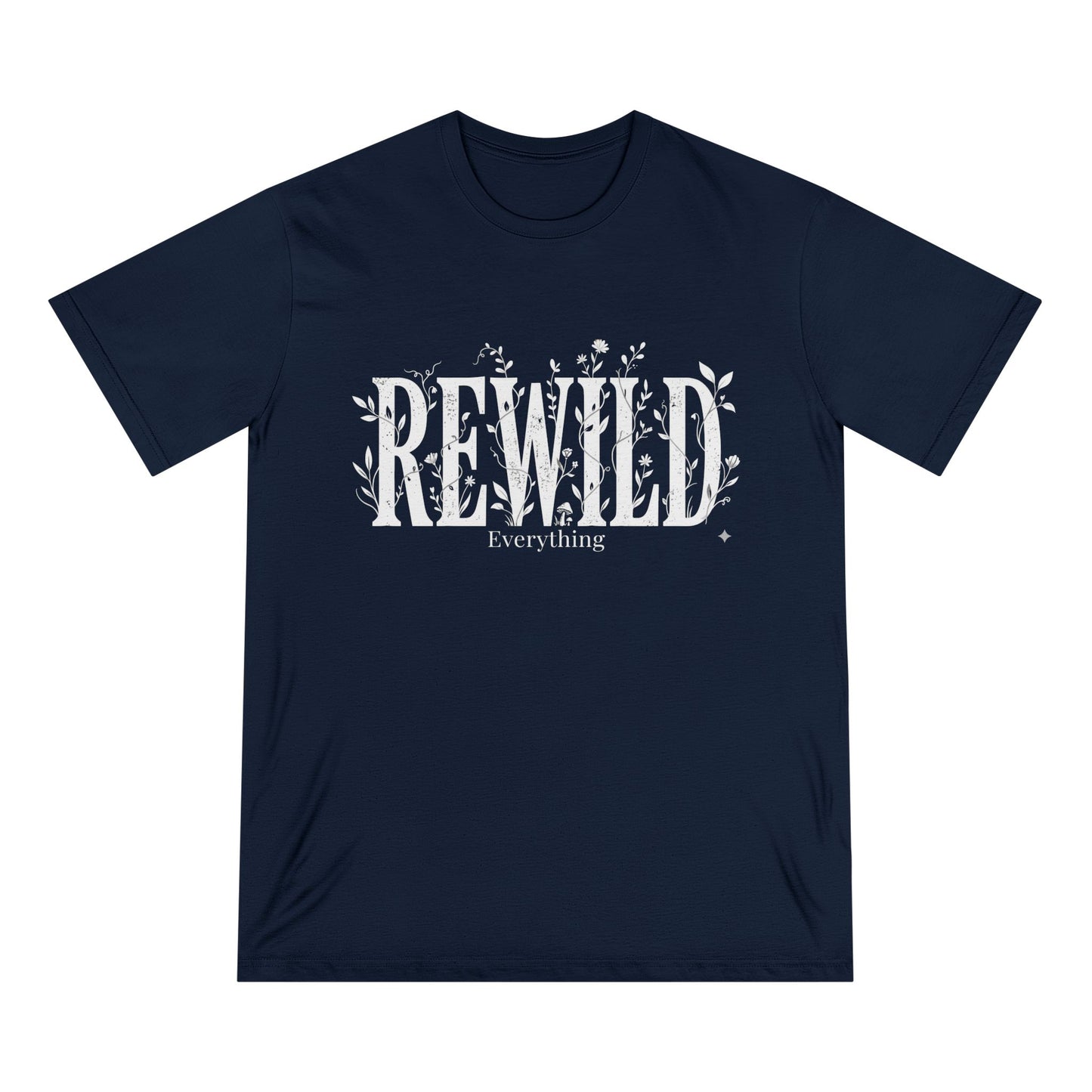 Rewild Everything T-Shirt — Botanical Nature Conservation Tee