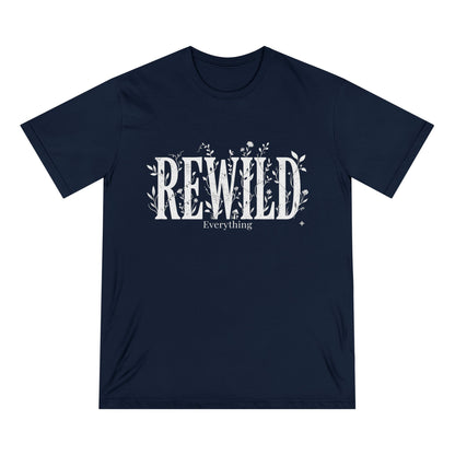 Rewild Everything T-Shirt — Botanical Nature Conservation Tee