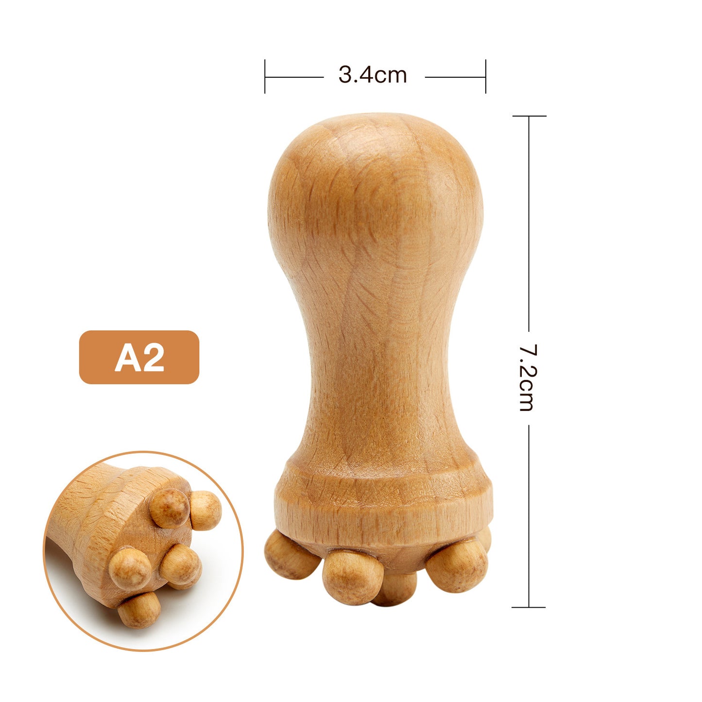 Wooden Face Massager Scraping Stick Wooden Scraping