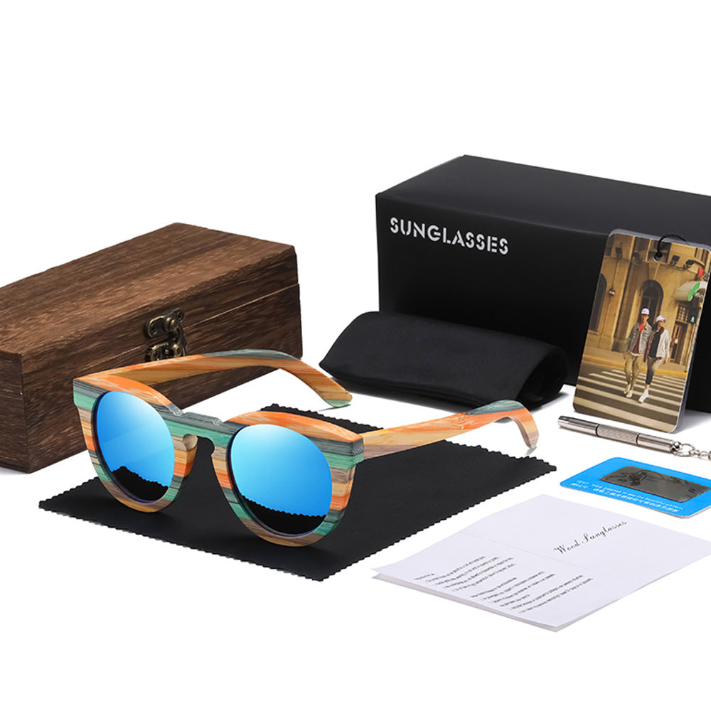 Wooden Polarized Bamboo Sunglasses