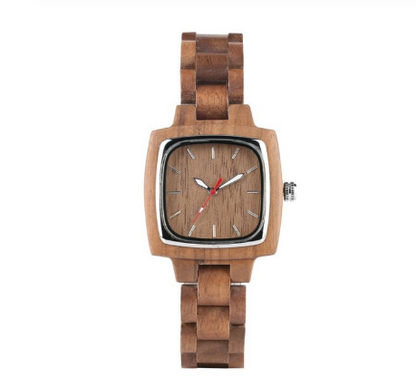 Square Bamboo Watch