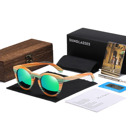Wooden Polarized Bamboo Sunglasses
