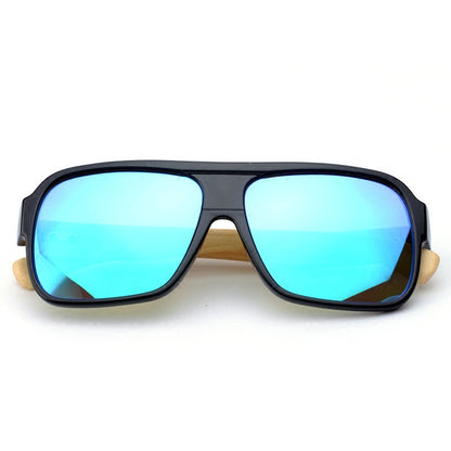 Wooden Square Sunglasses